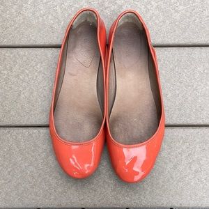 Ugg Antora Orange Patent Ballet Flats